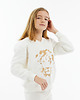 bluzy dla dziewczynki Bluza dziecięca z haftem lwa 3