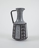 wazony Wazon ceramiczny szary, duński design, lata 70, produkcja: Frank Keramik 3