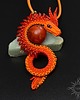wisiory Cavrenos II, wisior ze smokiem, beading 1