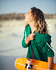 bluza z kapturem damska Bluza rozpinana LUZAK zielony 5
