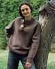 swetry damskie  BARIBAL Mokka Sweter Oversize a la bluza Wełniana 100% Merino 2