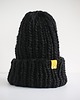 czapki damskie Wełniana czapka oversize LOOSE czarna 1