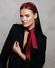 opaski do włosów Opaska Bordo Silk 1
