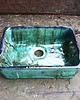 umywalki Umywalka prostokątkna,  turkusowa, umywalka ceramiczna, hand mad 1