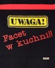 fartuchy kuchenne Fartuch Kuchenny CZARNY bawełniany haftowany Facet w kuchni EXTRA PREZENT 1