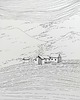 grafiki i ilustracje Rysunek cienkopis Krajobraz pejzaż góry chmury oryginalny 20x30 cm 2