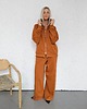 komplety damskie Katya bluza na zamek i spodnie z przeszyciem cynamonowy 6