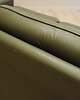 sofy i szezlongi Sofa skórzana zielona, duński design, lata 70, produkcja: Dania 6