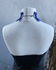 kolie Kobaltowy koronkowy choker z lapis lazuli 5