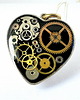 wisiory Wisior silver Heart (Black) IV 1