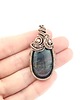 wisiory Wisiorek z agatem wire wrapping 7