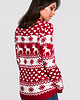 swetry damskie  Sweter z motywem świątecznym - model 1 (BK-039) 3