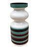 wazony Kolorowy ceramiczny wazon Strehla Keramik, Niemcy lata 60. 7