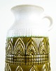 wazony Wazon ceramiczny West Germany z reliefowym pasem dekoracyjnym, lata 70. 6