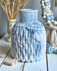 wazony Wazon w niebieskim naczyniu gipsowym NORDIC CALM 1