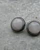 kolczyki wire wrapping Kwarc różowy  - sztyfciki 1