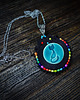 wisiory Kolorowy  naszyjnik soutache z kotkiem 4