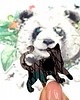 puzzle dla dzieci PUZZLE DREWNIANE DUŻA PANDA 550 elementów XXL 4