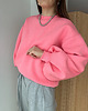 bluza bez kaptura damska Bluza Enjoyable blossom pink 5