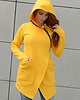 bluza z kapturem damska Bluza płaszczyk  damska asymetryczna bawełniana 3