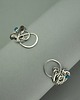 bransoletki wire wrapping Bransoleta szeroka agat niebieski wire wrapping stal chirurgiczna 3