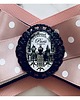 broszki Kolekcja PARIS  z grafiką retro w stylu francuskim 4