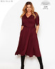 sukienki midi damskie Sukienka KIOTO DRESS bordo 2