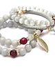 bransoletki z kamieni naturalnych ACCENT POINT  vol. 16 /24-03-22/ Red - set 2