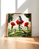 plakaty Surrealistyczny Plakat "Safe Place" Kolaż 30x30cm 3