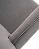 sofy i szezlongi Sofa HELSINKI szary welur, skandynawski design 8