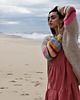 swetry damskie  Sweter Rainbow sleeve spring 4