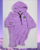 bluza z kapturem damska Poncho Biggy Smile Lilac 2