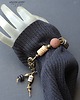 bransoletki ceramiczne Bransoletka w kolorach ziemi w stylu boho z ręcznie wypalanej ceramiki handmade 1