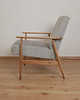 fotele Fotel Lisek PRL, Fotel 300-190, Po renowacji, Olejowane drewno 2