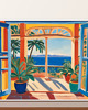 grafiki i ilustracje PLAKAT  St Tropez, Matisse obraz, kolorowa dekoracja ścienna 5