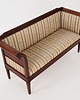 sofy i szezlongi Sofa mahoniowa w stylu Empire, francuski design, lata 40-te, produkcja: Dania 4