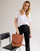 plecaki LINE Chai-Brown Vegan-Leather Backpack 1