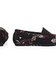 półbuty damskie Skórzane mokasyny Zapato model 001 czerwone kwiaty 3