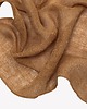 szale damskie Chusta len 100% w karmelowym kolorze 57cm x 72cm 2