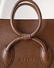 torebki do ręki BOW BAG - skórzana torebka - brąz orzechowy 3