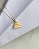 złote naszyjniki PAPER PLANE - jasne złoto 2