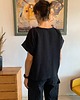 t-shirt damskie Bluzka RUGA / black 1