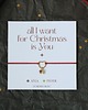 bransoletki na sznurku All I Want For Christmas Is You - Bransoletka z kamieniami miesiąca 6