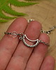 bransoletki wire wrapping Bransoletka kryształ górski księżyc wire wrapping 3