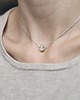 srebrne naszyjniki Sterling Silver Round Tag Necklace 2