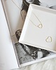 złote naszyjniki 16k Gold Plated Open Heart Necklace 3