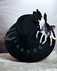 kapelusze damskie Upcyklingowany kapelusz Dark Pegasus 2