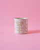 kubki Duży Biały Kubek Ceramiczny w Stylu Vintage 3