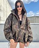 kurtki damskie Camo looseZip oversize jacket 7