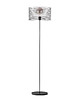 lampy podłogowe Czarna lampa podłogowa do salonu FORNOSA LOFT z drucianym kloszem 1